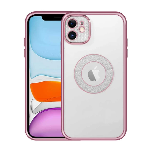 Apple iPhone 12 Kılıf Kamera Korumalı Logo Gösteren Zore Esta Kapak ürün görseli 1