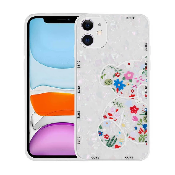 Apple iPhone 11 Kılıf Desenli Sert Silikon Zore Mumila Kapak ürün görseli 1