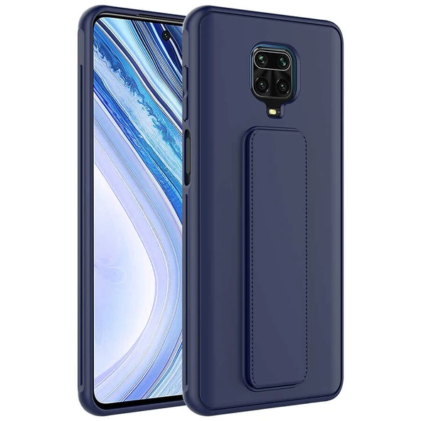Xiaomi Redmi Note 9 Pro Kılıf Zore Qstand Kapak ürün görseli 1