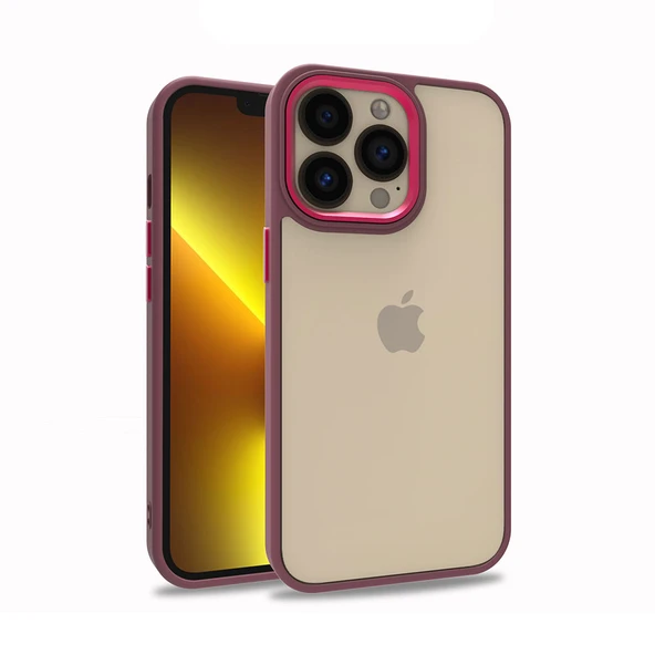 Apple iPhone 13 Pro Kılıf Zore Flora Kapak - Resim 6