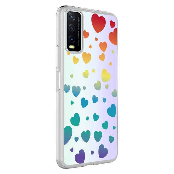 Vivo Y11S Kılıf Zore M-Blue Desenli Kapak ürün görseli 1