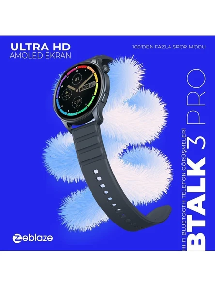 Zeblaze Btalk 3 Pro Mavi Akıllı Saat - Resim 3