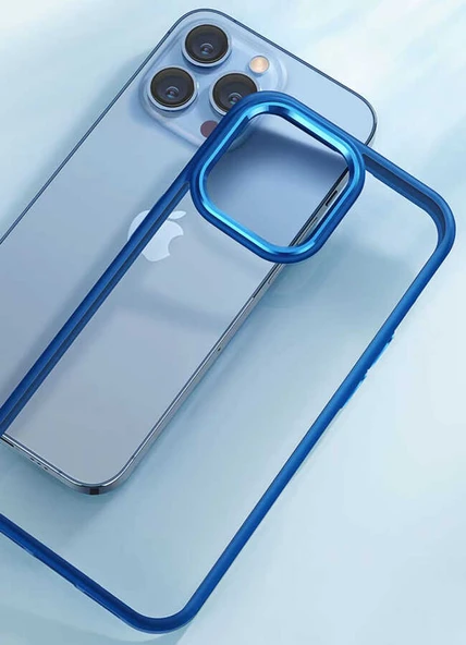 Apple iPhone 12 Kılıf Zore Krom Kapak - Resim 4