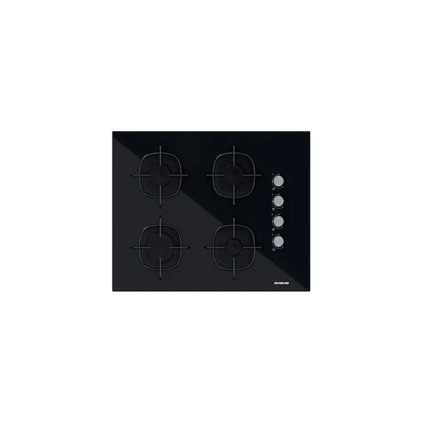 Silverline CS5665B01 65cm Siyah Cam Ankastre Ocak ürün görseli 1