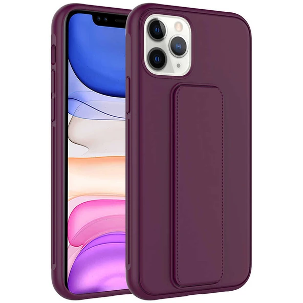 Apple iPhone 11 Pro Kılıf Zore Qstand Kapak ürün görseli 1