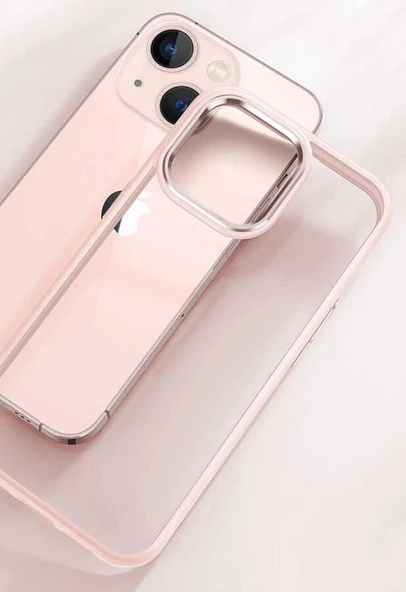 Apple iPhone 13 Pro Kılıf Zore Krom Kapak - Resim 5