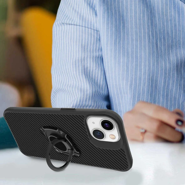 Apple iPhone 13 Kılıf Zore Timo Kapak - Resim 7