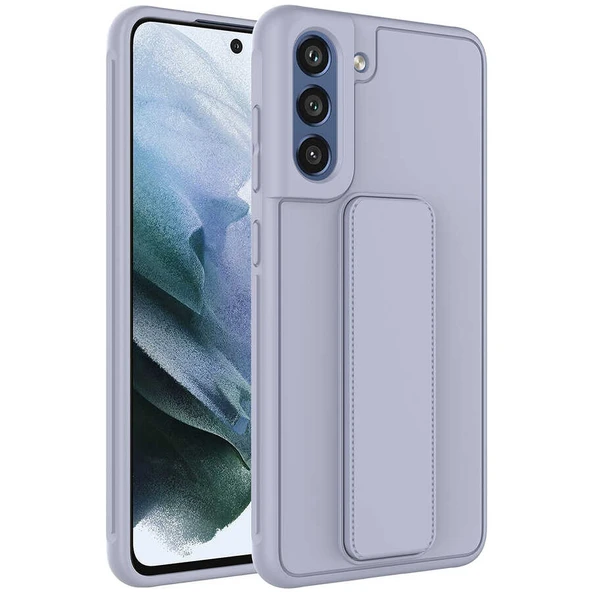 Galaxy S21 FE Kılıf Zore Qstand Kapak ürün görseli 1