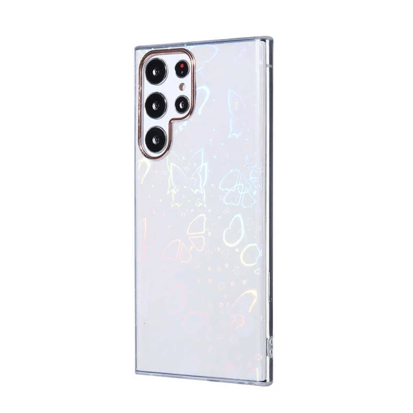 Galaxy S22 Ultra Kılıf Zore Sidney Desenli Sert Kapak ürün görseli 1