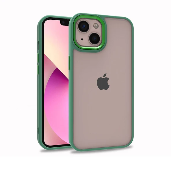 Apple iPhone 13 Kılıf Zore Flora Kapak - Resim 6