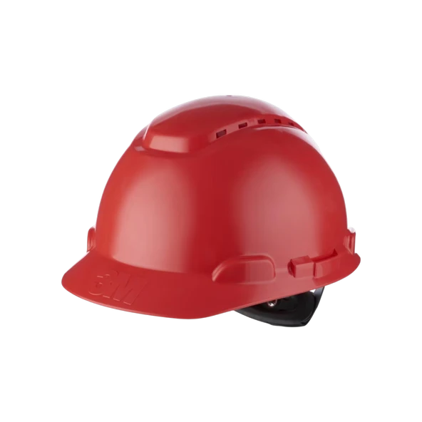 3M H700N-OR Serisi Ayarlı Baret HDPE Kırmızı ürün görseli 1