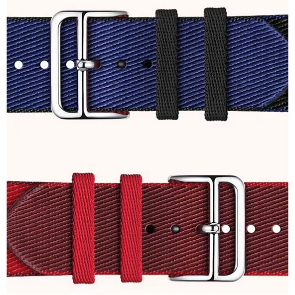 Apple Watch 42mm KRD-51 Hasır Kordon - Resim 6