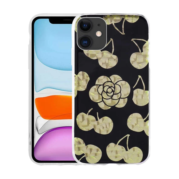 Apple iPhone 11 Kılıf Desenli Sert Zore Elnov Kapak ürün görseli 1