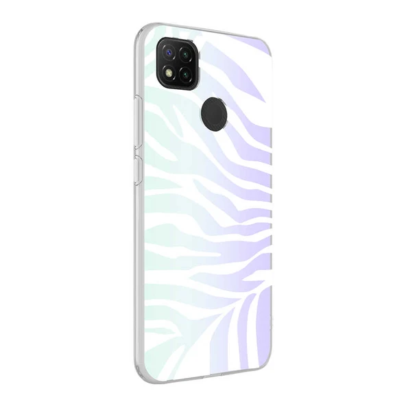 Xiaomi Redmi 9C Kılıf Zore M-Blue Desenli Kapak ürün görseli 1