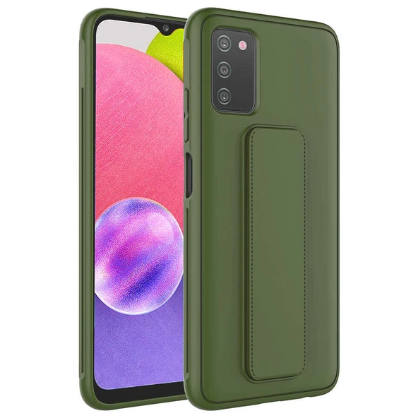 Galaxy A03S Kılıf Zore Qstand Kapak ürün görseli 1