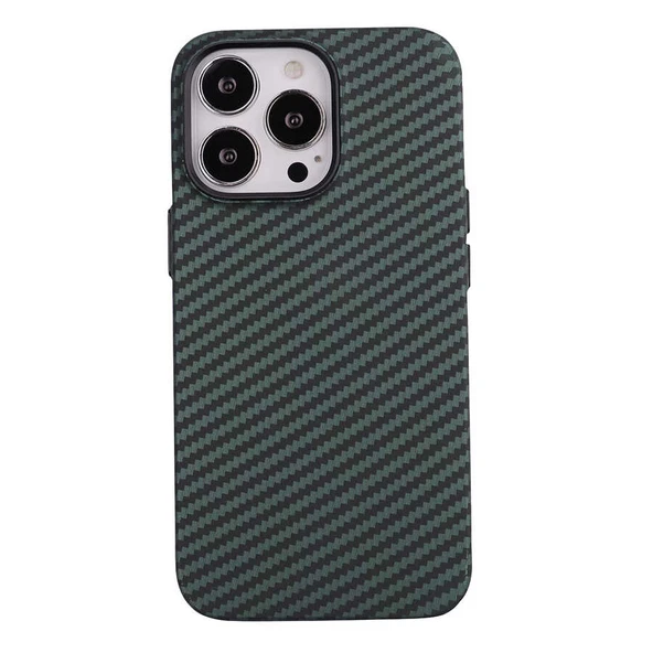 Apple iPhone 12 Pro Max Kılıf Karbon Fiber Tasarımlı Zore Karbono Kapak ürün görseli 1