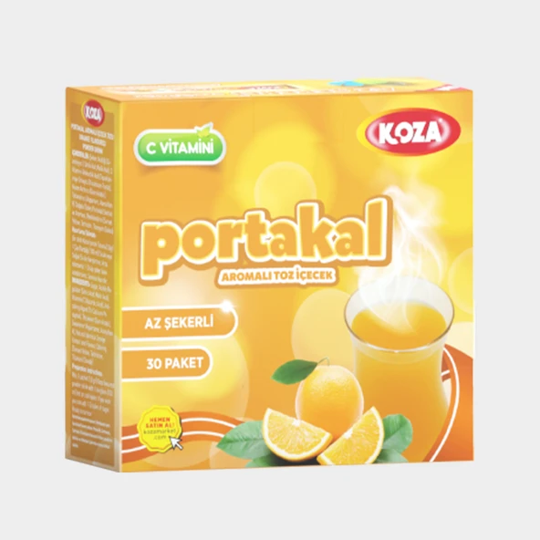 Az Şekerli Tek İçimlik Portakal Aro. İçecek Tozu (30 Stick) ürün görseli 1