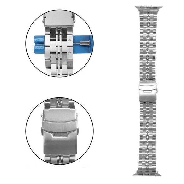 ​​​Apple Watch 40mm KRD-54 Metal Kordon - Resim 9