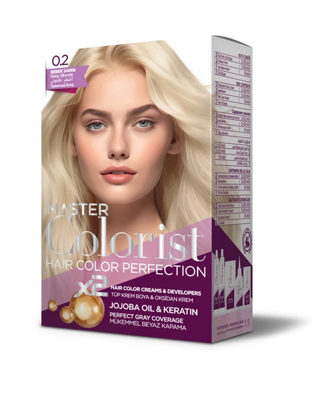 Master colorist Hair Color Perfection Set Saç Boyası 0.2 Bebek Sarısı ürün görseli 1