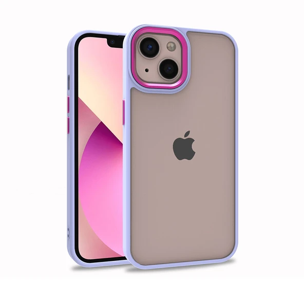 Apple iPhone 13 Kılıf Zore Flora Kapak - Resim 7