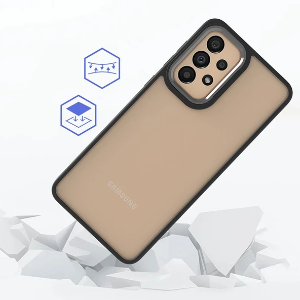 Galaxy A72 Kılıf Zore Flora Kapak - Resim 2
