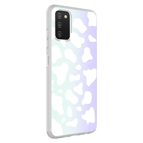 Galaxy A03S Kılıf Zore M-Blue Desenli Kapak ürün görseli 1