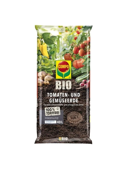Compo 1227 Compo Bıo Domates ve Sebze Toprağı 40L ürün görseli 1