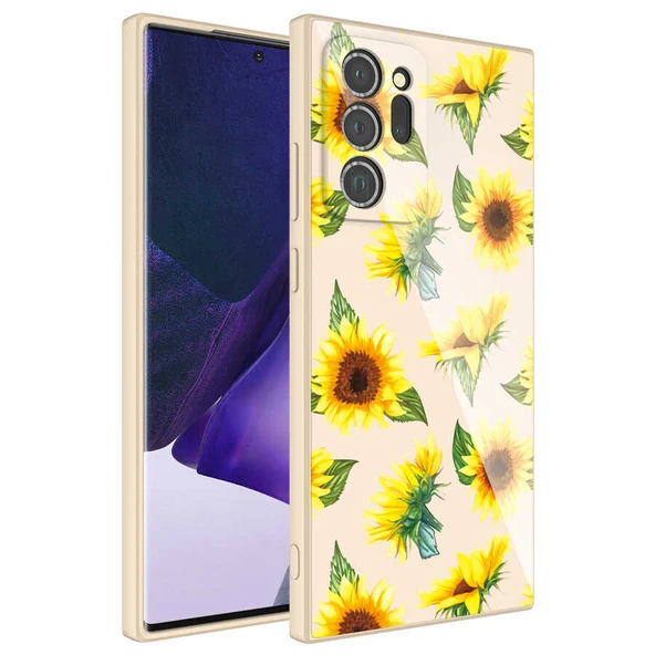 Galaxy Note 20 Ultra Kılıf Kamera Korumalı Desenli Sert Silikon Zore Epoksi Kapak ürün görseli 1