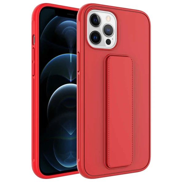 Apple iPhone 12 Pro Kılıf Zore Qstand Kapak ürün görseli 1