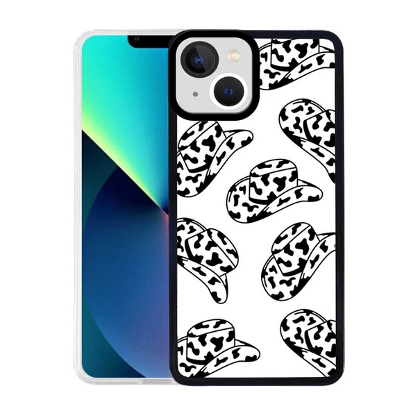 Apple iPhone 13 Kılıf Zore M-Fit Desenli Kapak ürün görseli 1