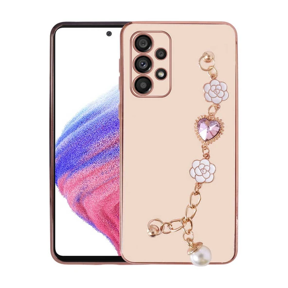 Galaxy A13 4G Kılıf El Tutamaçlı Kamera Korumalı Zore Taka Silikon Kapak ürün görseli 1