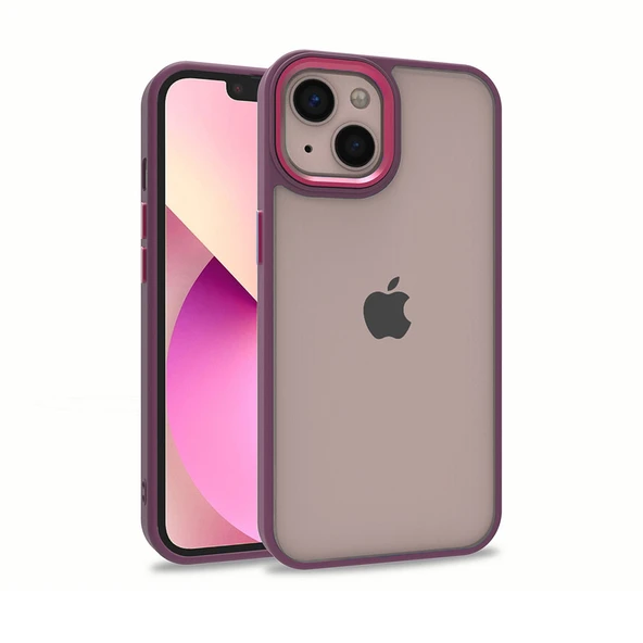 Apple iPhone 13 Kılıf Zore Flora Kapak - Resim 4