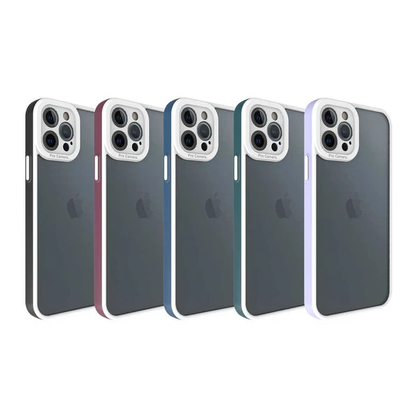 Apple iPhone 12 Pro Kılıf Zore Mima Kapak - Resim 2