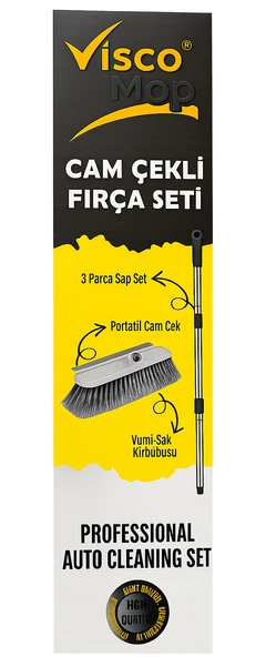 Profesyonel Cam Çekli Fırça Seti - Resim 2