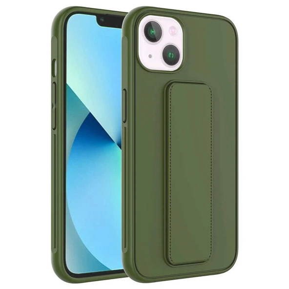 Apple iPhone 13 Kılıf Zore Qstand Kapak ürün görseli 1