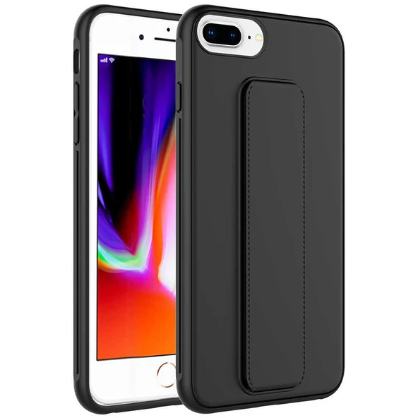 Apple iPhone 8 Plus Kılıf Zore Qstand Kapak - Resim 9