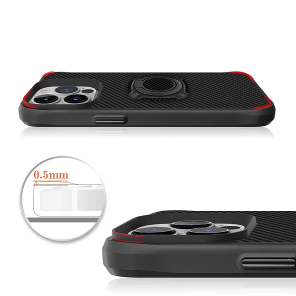 Apple iPhone 13 Pro Kılıf Zore Timo Kapak - Resim 5