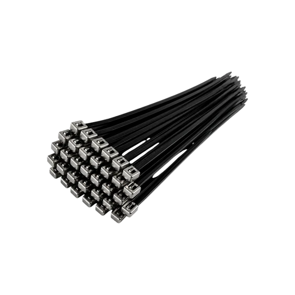 Gwest PVC MTL 150 ST Pvc Kaplı Paslanmaz Çelik Kablo Bağı 150x4.6 mm 100 Adet ürün görseli 1