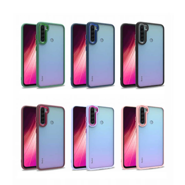 Xiaomi Redmi Note 8 Kılıf Zore Flora Kapak - Resim 3