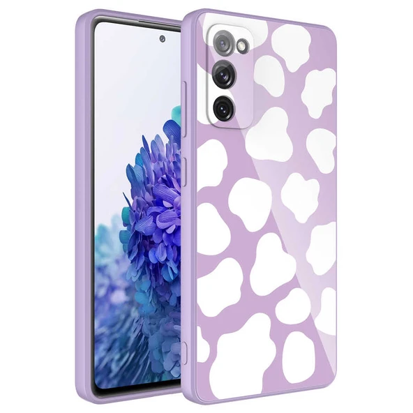 Galaxy S20 FE Kılıf Kamera Korumalı Desenli Sert Silikon Zore Epoksi Kapak ürün görseli 1