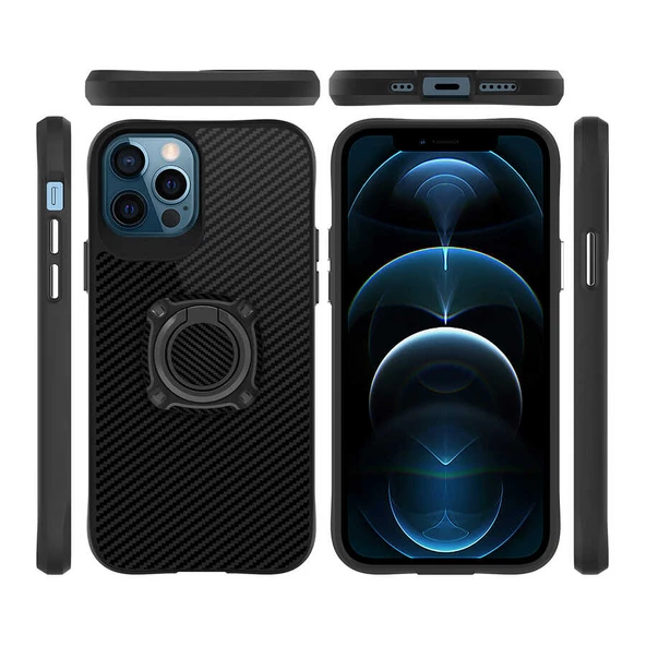 Apple iPhone 12 Pro Max Kılıf Zore Timo Kapak - Resim 8