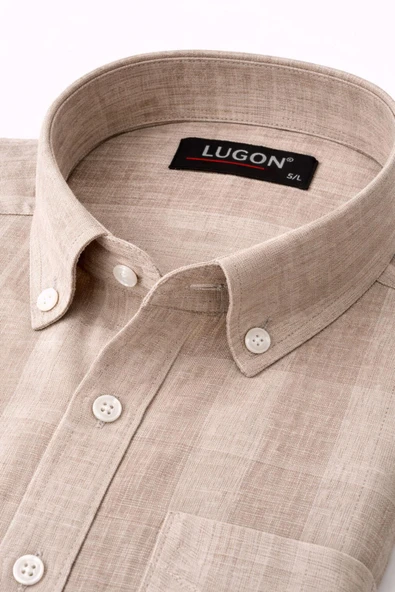 Lugon Klasik Regular Fit Uzun Kol Erkek Gömlek 7608 ürün görseli 1