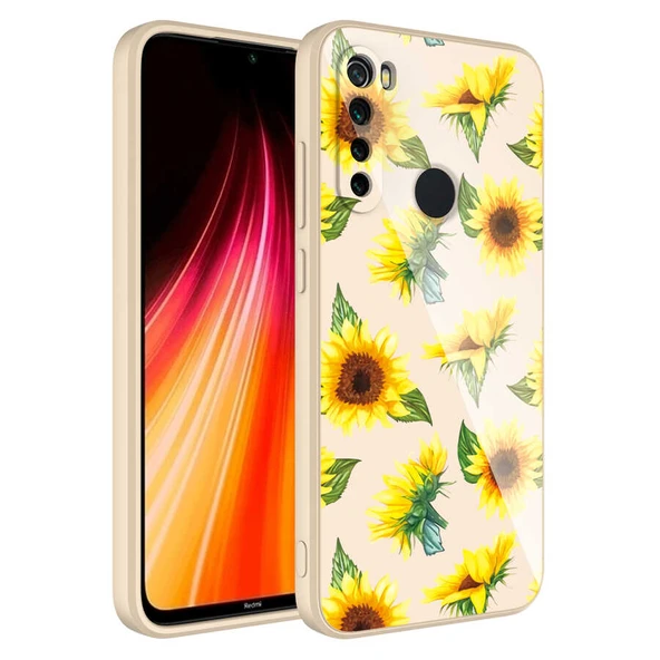 Xiaomi Redmi Note 8 Kılıf Kamera Korumalı Desenli Sert Silikon Zore Epoksi Kapak ürün görseli 1