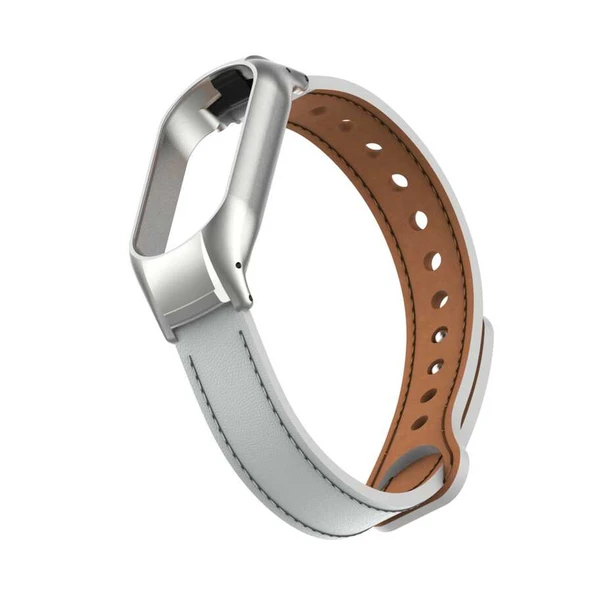 Xiaomi Mi Band 7 KRD-68 Deri Kordon - Resim 2