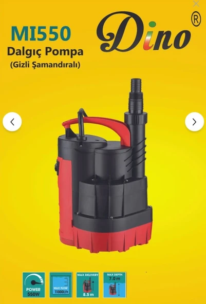GİZLİ ŞAMANDIRALI - SIFIR EMİŞ DALGIÇ POMPA - Resim 2
