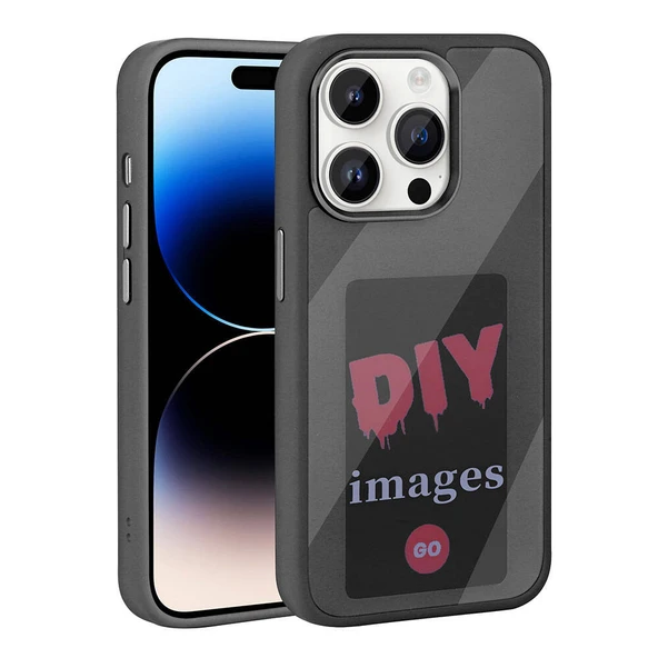 Apple iPhone 14 Pro Kılıf Ekranı Yansıtan Zore Akıllı NFC Kapak ürün görseli 1