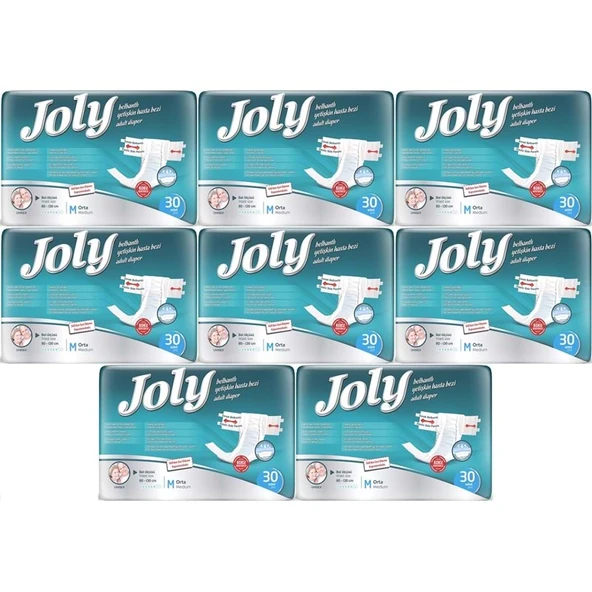 Joly Yetişkin Bezi Bel Bantlı M - Orta - Medium 240 Adet ürün görseli 1