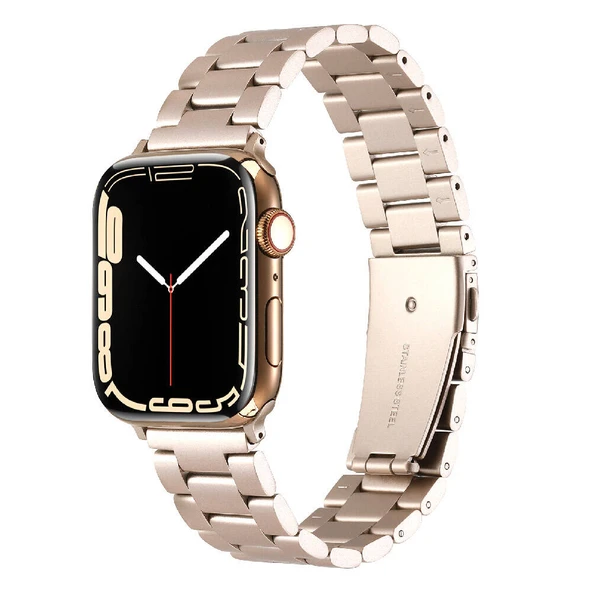 Apple Watch 44mm Zore KRD-93 Metal Kordon - Resim 5