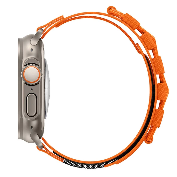 Apple Watch 44mm Zore KRD-99 Hasır Kordon - Resim 6