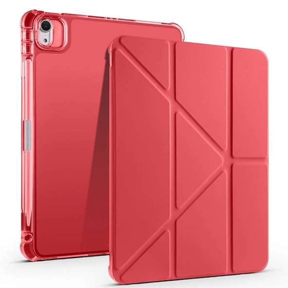 Apple iPad Air 11 2024 Kılıf Zore Tri Folding Kalem Bölmeli Standlı Kılıf ürün görseli 1